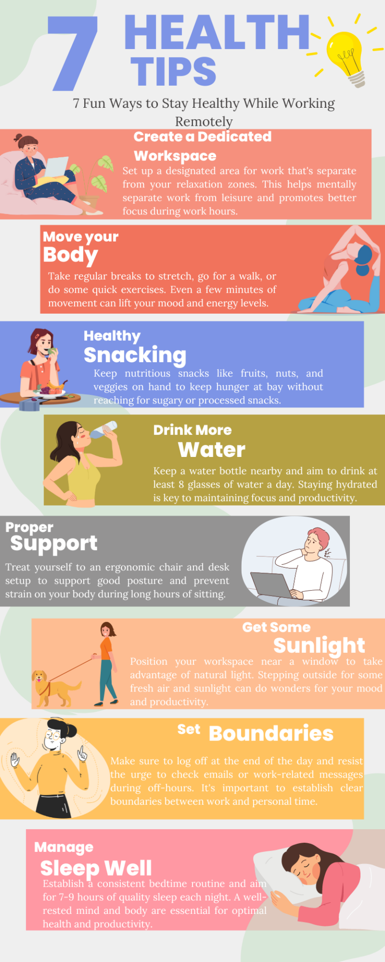 Fun Ways to Stay Healthy While Working Remotely